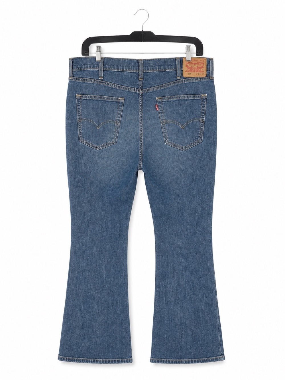 Levi’s 514 Straight Fit Jeans Medium Wash Slight Flare W40 L30 - Picture 3 of 12